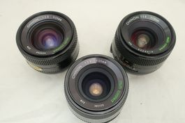 HEUTE 3 Chinon MC Weitwinkel M42 tapered barrel Tamron