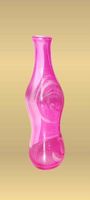 Pinke Glasvase, Dekoglas