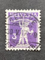 Schweiz 1917 Tellknabe 3 Vollstempel GENÈVE 30.V.17