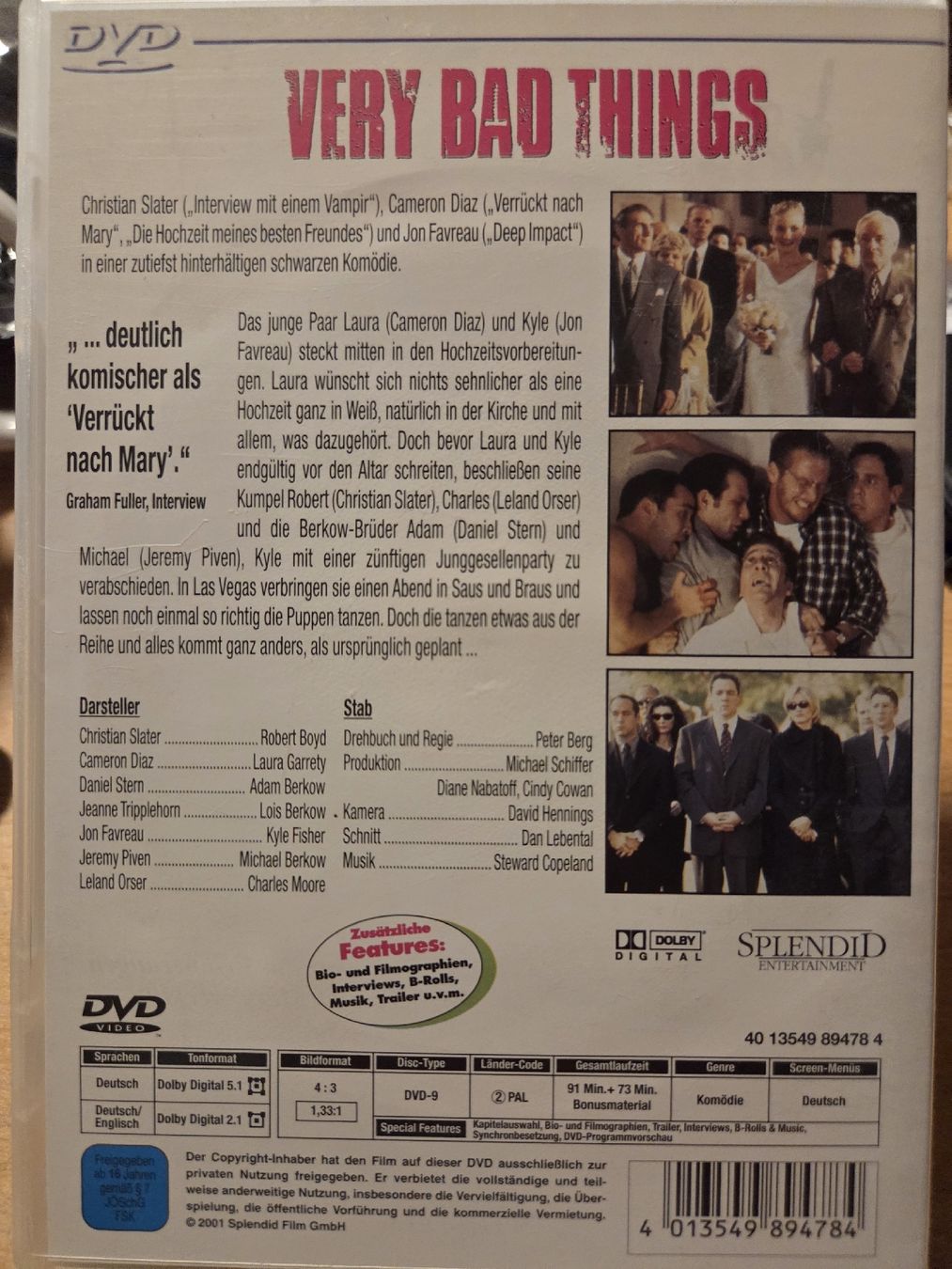 Tutti i DVDs: Very Bad Things DVD 406 – Usato da Dintikon venduto da Vexi 1