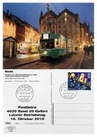 Basel Marktplatz Letzttag Post 20 Gellert Tram BVB Be 4/8