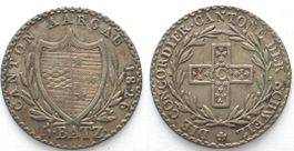 Argovie 5 batzen 1826 Argent HMZ 2-22j TTB