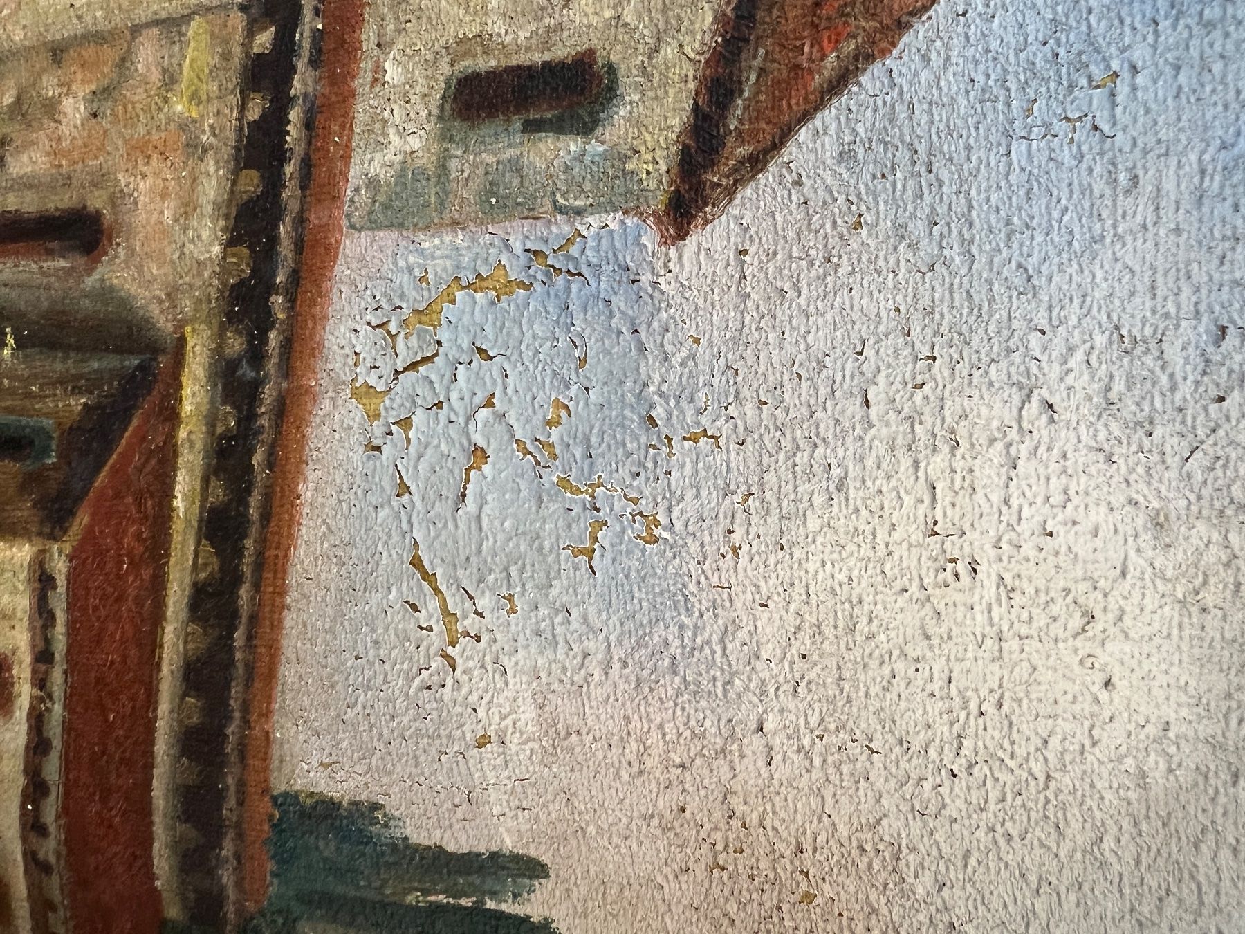 Gemälde: HUILE SUR TOILE SIGNÉE 2 X – Gebraucht aus Genève von Qanil77 4