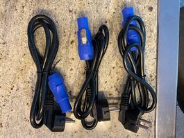 3x Anschlusskabel Powercon Movinghead DJM CDJ Pioneer Event
