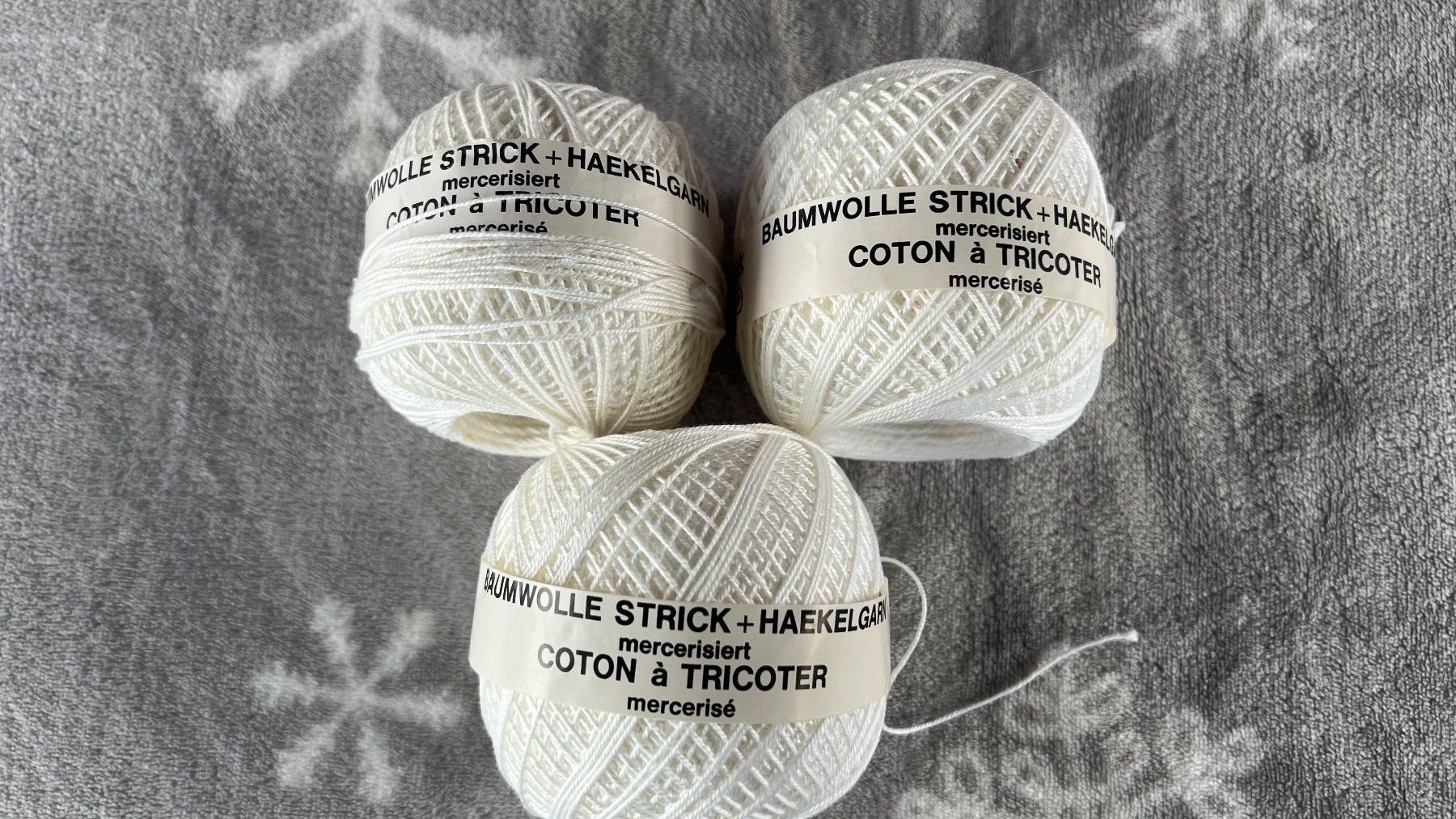 Lana: 300 Gr. Strick - & Häkelgarn weiss – Nuovo (secondo la descrizione) da Schübelbach venduto da Dolly990_2