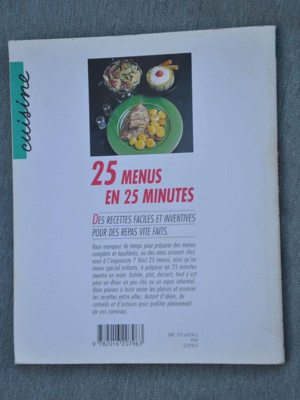 Bücher: 25 menus en 25 minutes – Gebraucht aus Fully von Minouchka 3
