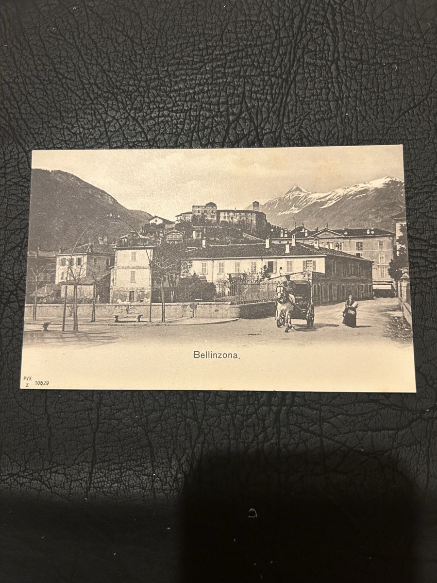 Ansichtskarten: Bellinzona  – Gebraucht aus Breganzona von Milesbo