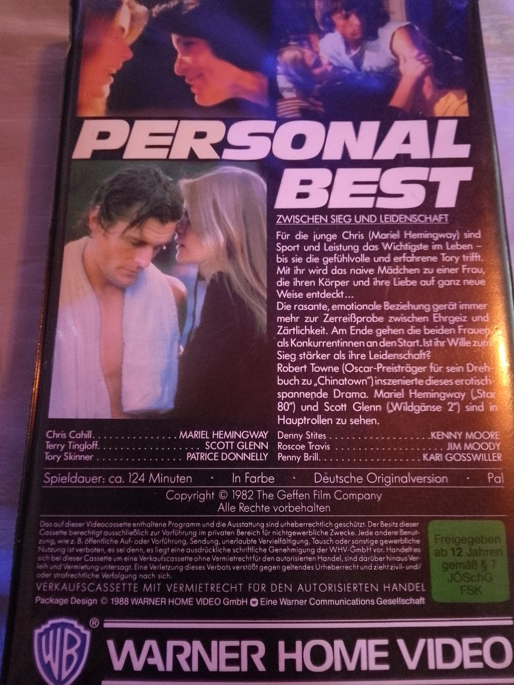 Alle VHS: Personal Best VHS Warner Home Video PGV 11242 – Gebraucht aus Remetschwil von Privatflohmi 1