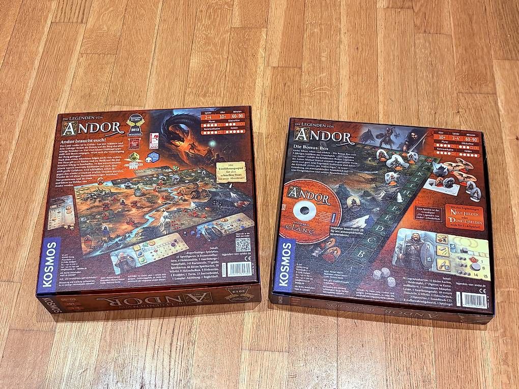 Kosmos Spiele: Die Legenden von Andor + Bonus Box – Gebraucht aus Hünenberg von uejo84 1