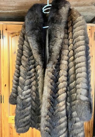 Veste en véritable fourrure