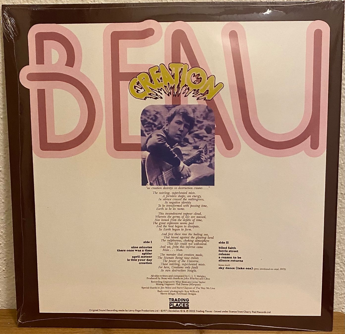 Dischi in vinile: Beau - Creation LP 1971 NEU/OVP – Nuovo e nell'imballaggio originale da Forch venduto da xtcpiemont 1