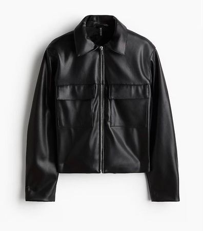 Lederjacke Gr. XS/XXS schwarz NEU Etikett