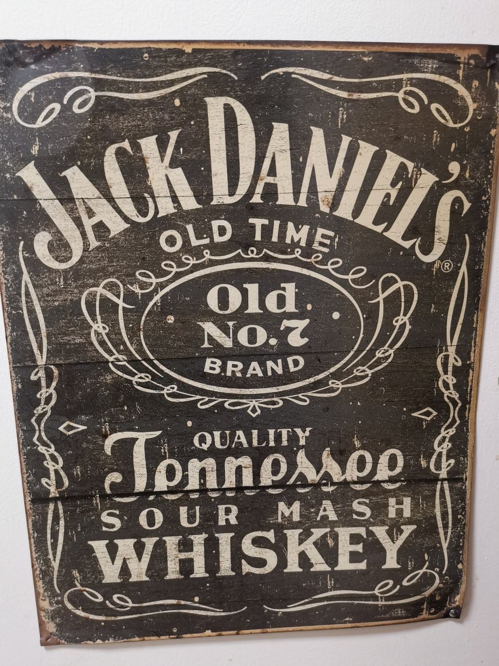 Jack Daniels Schilder: Blechschild Jack Daniels – Gebraucht aus Koppigen von mic_v7ms