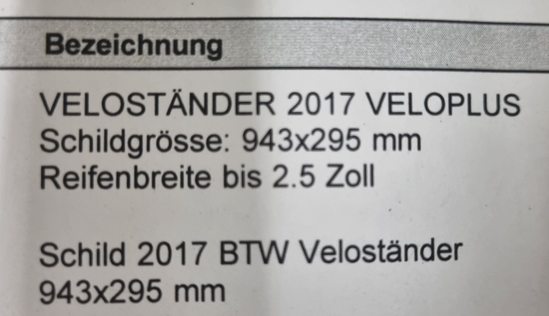 Cavalletti per biciclette: Veleoständer – Nuovo e nell'imballaggio originale da Dübendorf venduto da topo73 5