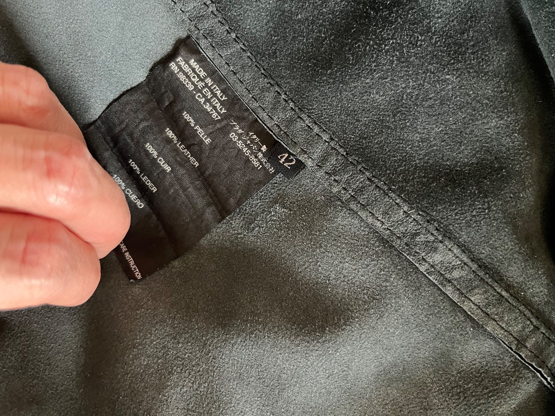 Prada Vestes: Prada Echtleder Blazer – D'occasion à Dübendorf par gas_2wcn 2