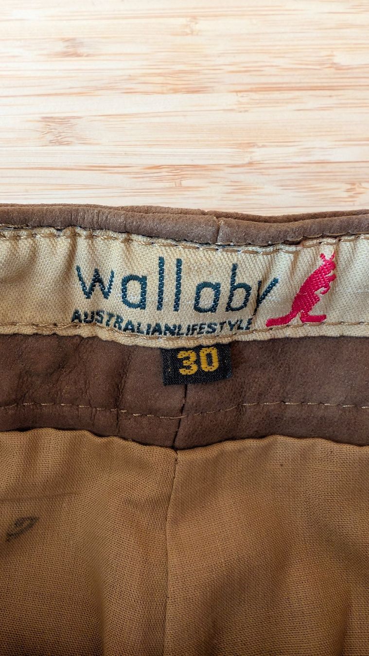Pantaloni: Wallaby Lederhose Drover Grösse 30 – Usato da Dussnang venduto da khulamahula 1