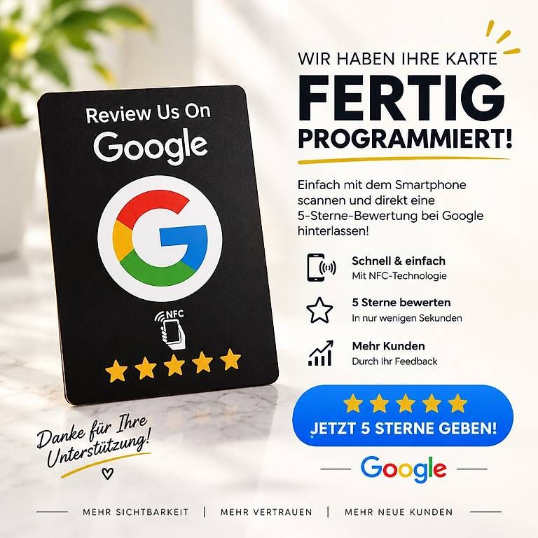 Buoni: Google Bewertung  – Nuovo e nell'imballaggio originale da Niederhasli venduto da Len_87ds 1
