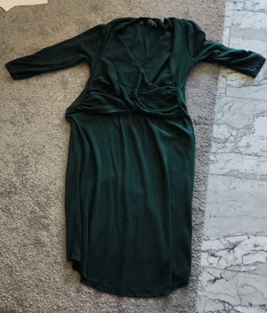 Schwangerschafts- und Stillkleid in grün, Grösse 44/46