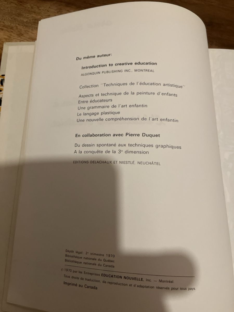 Libri: Initiation à l’éducation créative  – Usato da lausanne venduto da Guill1007 2