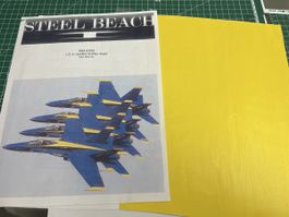 Masks Steel Beach 1/32 F-18 Blue Angel Maske - Neu & OVP!