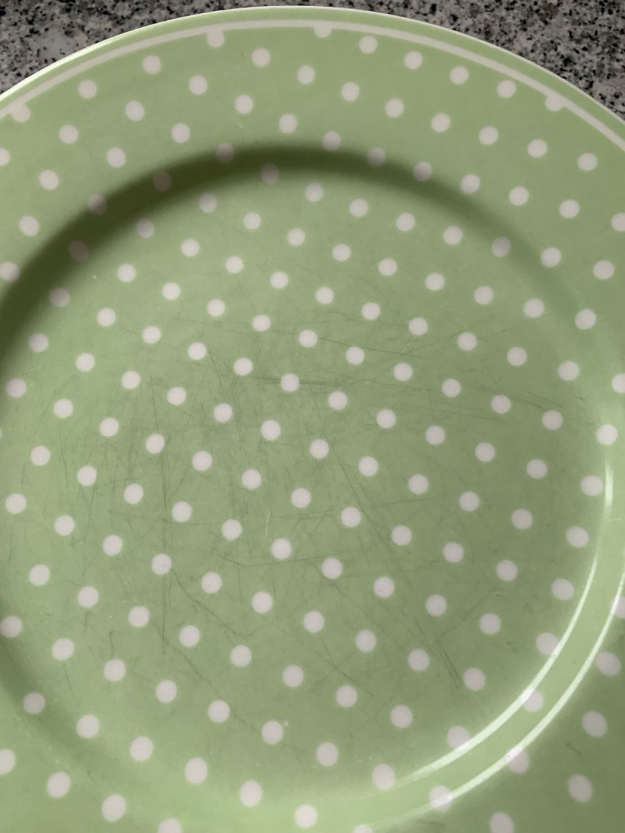 Greengate Piatti: 5 Teller von Greengate Dotty pale green – Usato da Ellikon an der Thur venduto da Bali1999 5