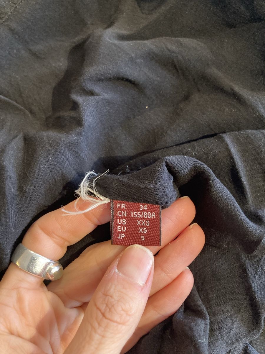 Comptoir des Cotonniers Vestiti: Robe noir en soie – Usato da Laconnex venduto da christec5 2