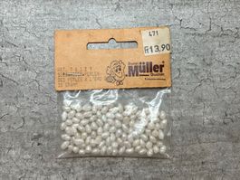 Weisse Süsswasserperlen – 10 g, J. Müller Qualität
