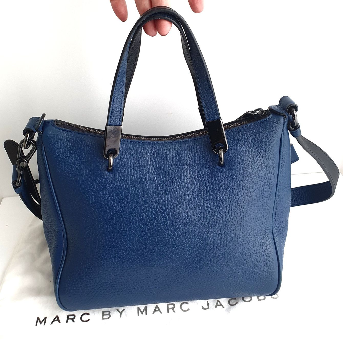 Marc Jacobs Borse da donna: Marc Jacobs Henkel/Umhängetasche Medium Soft Leder Blau – Usato da Niederteufen venduto da Mira_72 2