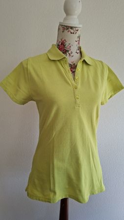 Clinic Dress Poloshirt Gr. 36/S, Sommerliches grün/gelb ☀️