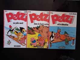 Lot de 3 BD Petzi Casterman - N° 11 - 12 - 15