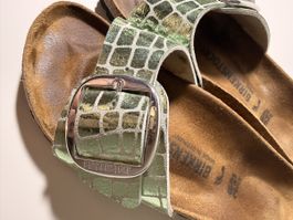 Birkenstock Sandalen Grösse 38 mintgrün Schlangenprint 