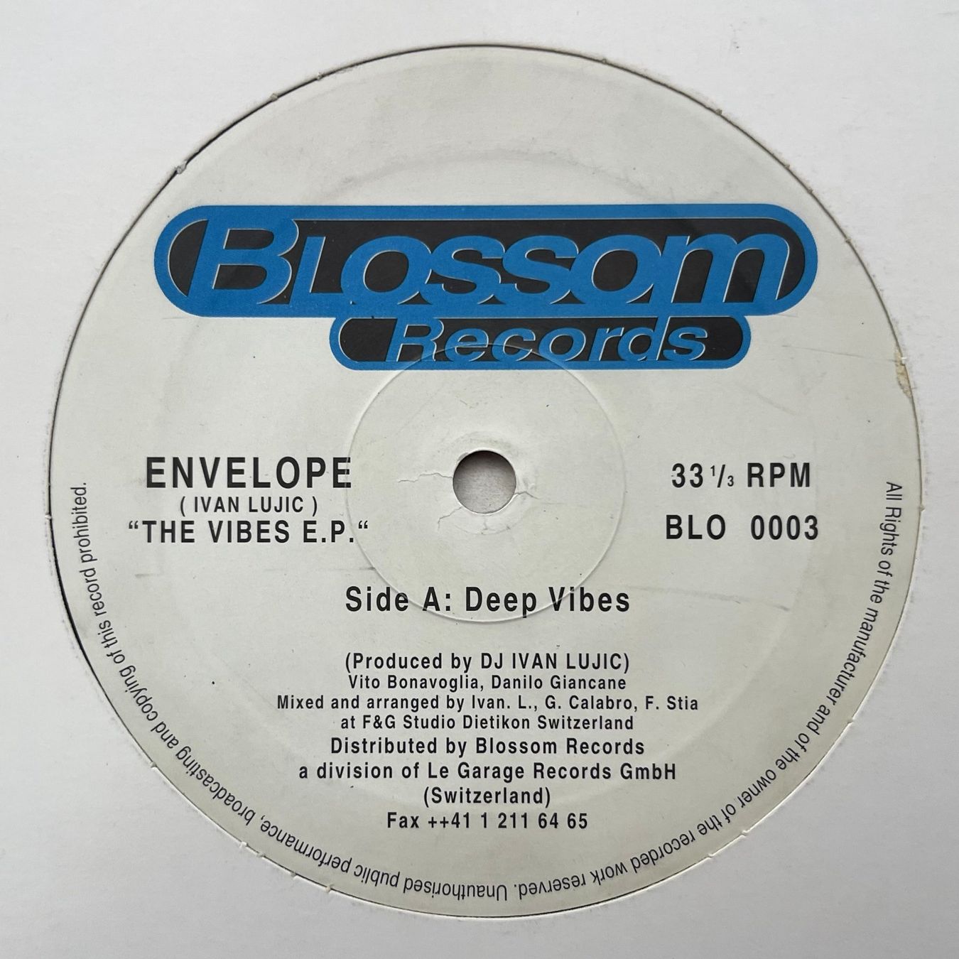 Schallplatten: Envelope – The Vibes EP Vinyl – Gebraucht aus Oftringen von Vucki 1