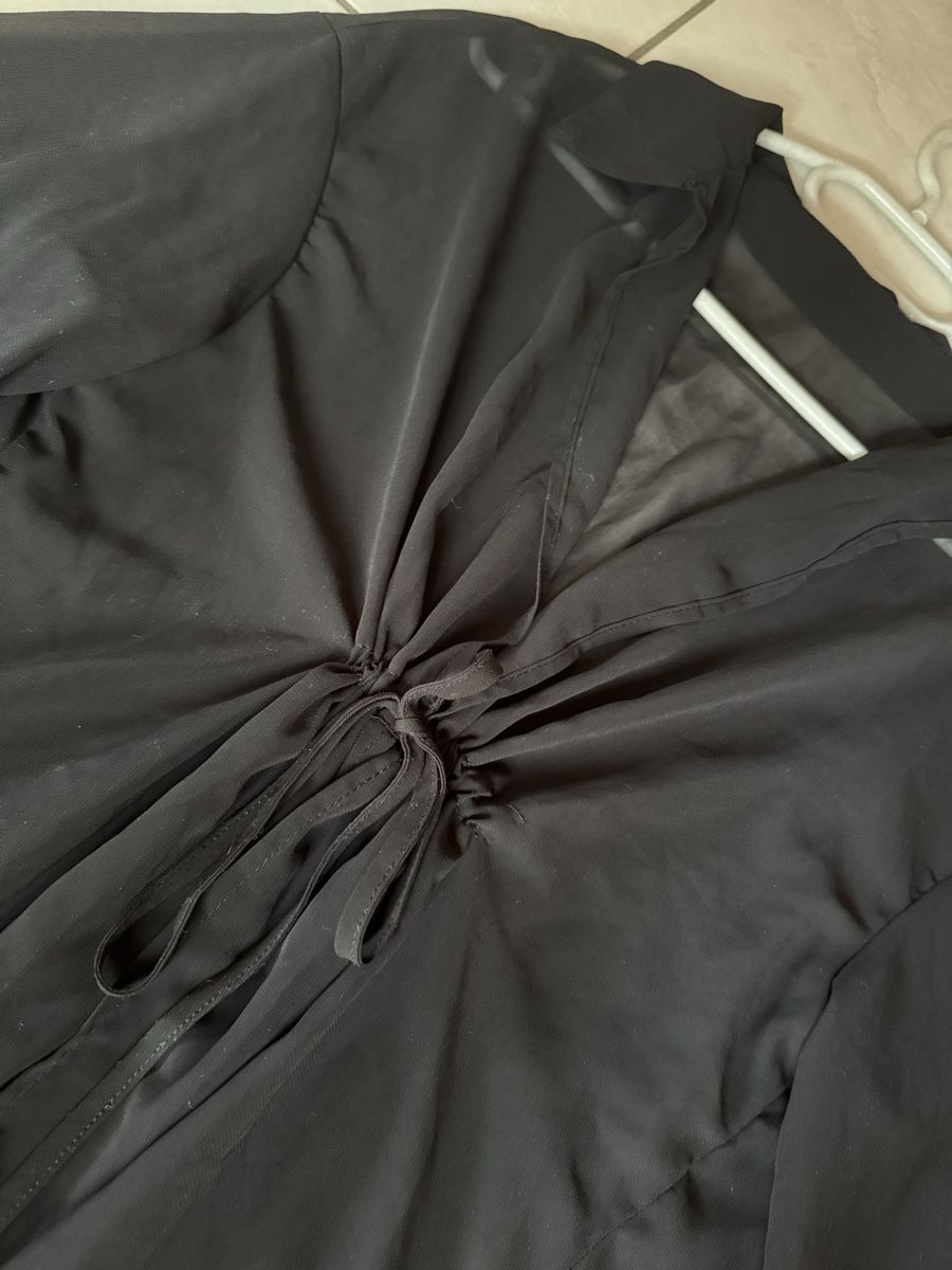 Blusen: Schwarze Sommer Bluse, Gr. M, Transparent – Gebraucht aus Hergiswil NW von kaufe_at_kaufmann 3