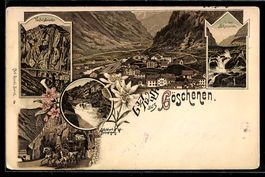 Litho Göschenen, In der Schöllenen, Te