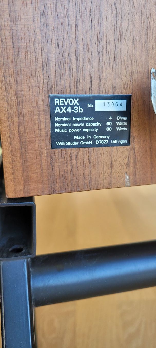 Revox Lautsprecher: Revox AX 4 - 3b - Lautsprecher inkl. Ständer – Gebraucht aus Gümligen von vinylsoundsgood 6