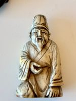 💚 ANTIKE HAND GESCHNITZTE DAOISTEN FIGUR 💚 CH SAMMLUNG