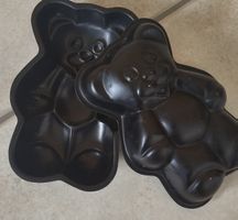 Küche / Bärchen-Backform / Metall / 2x / Kuchen / Brot