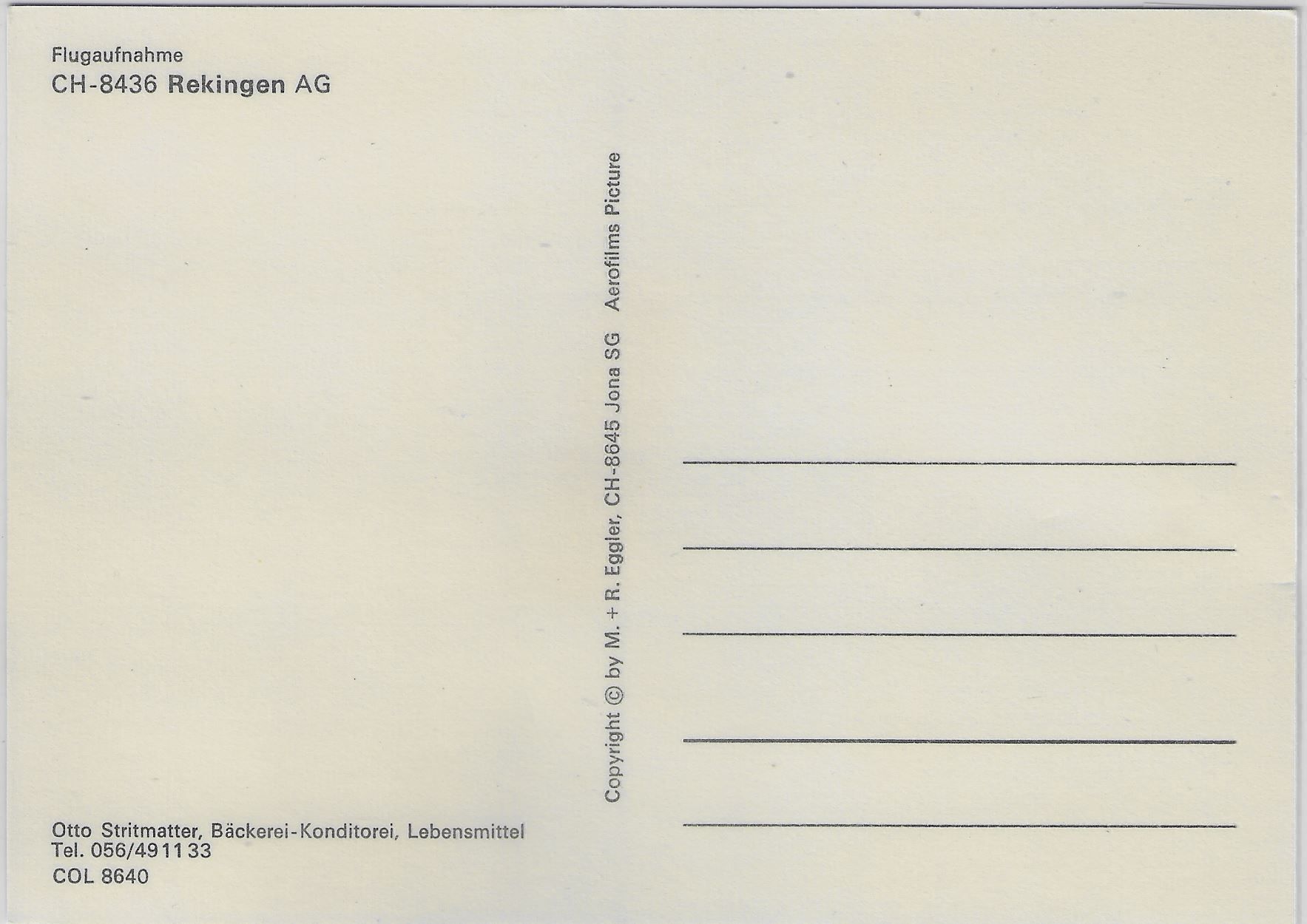 Cartoline postali: Flugaufnahme Rekingen AG – Antico da Ettingen venduto da Kartenplanet 1