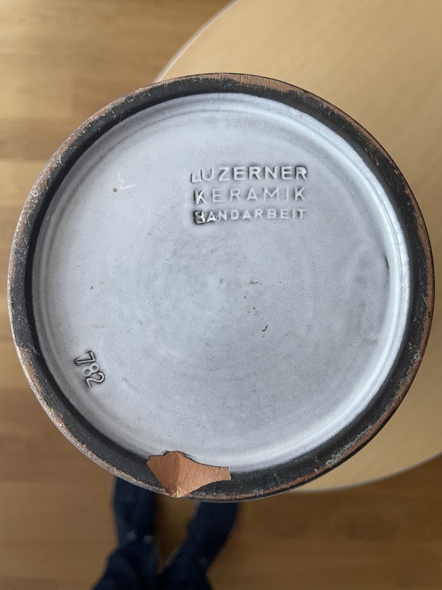Vasi & Recipienti: Luzerner Keramik Vase weiss – Usato da Rüti ZH venduto da Dauli 1