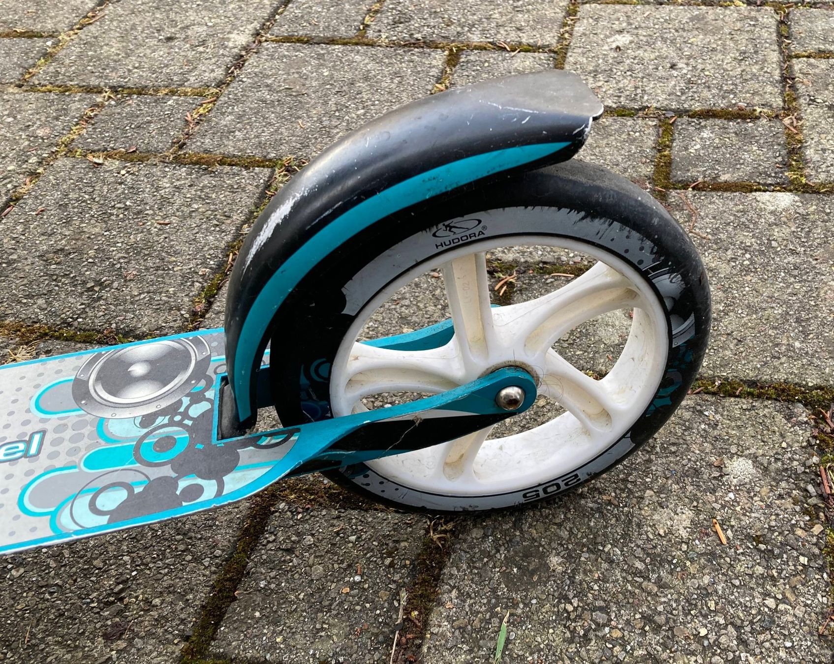 Hudora Kickboard: Tretroller / Scooter türkis – Usato da Kirchberg SG venduto da rob_zjc9 3