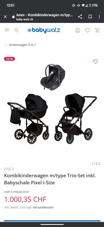 Anex sport kinderwagen test online