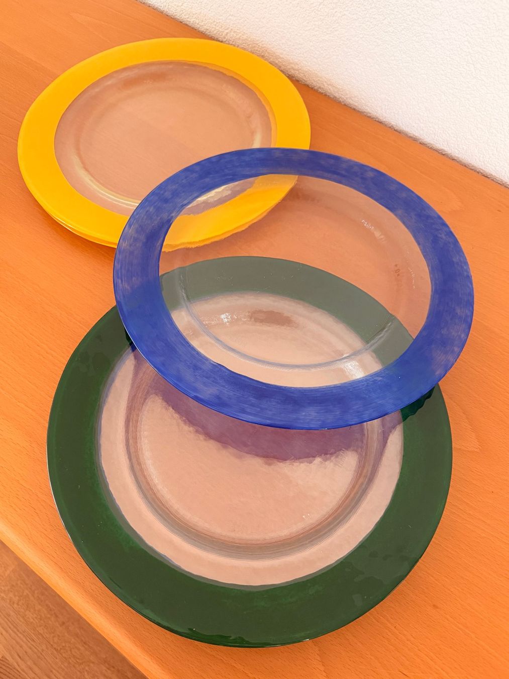 Piatti: Glas-Platzteller farbig – Usato da Grenchen venduto da cel_gb2q