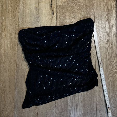 Glitzer Pailetten Top
