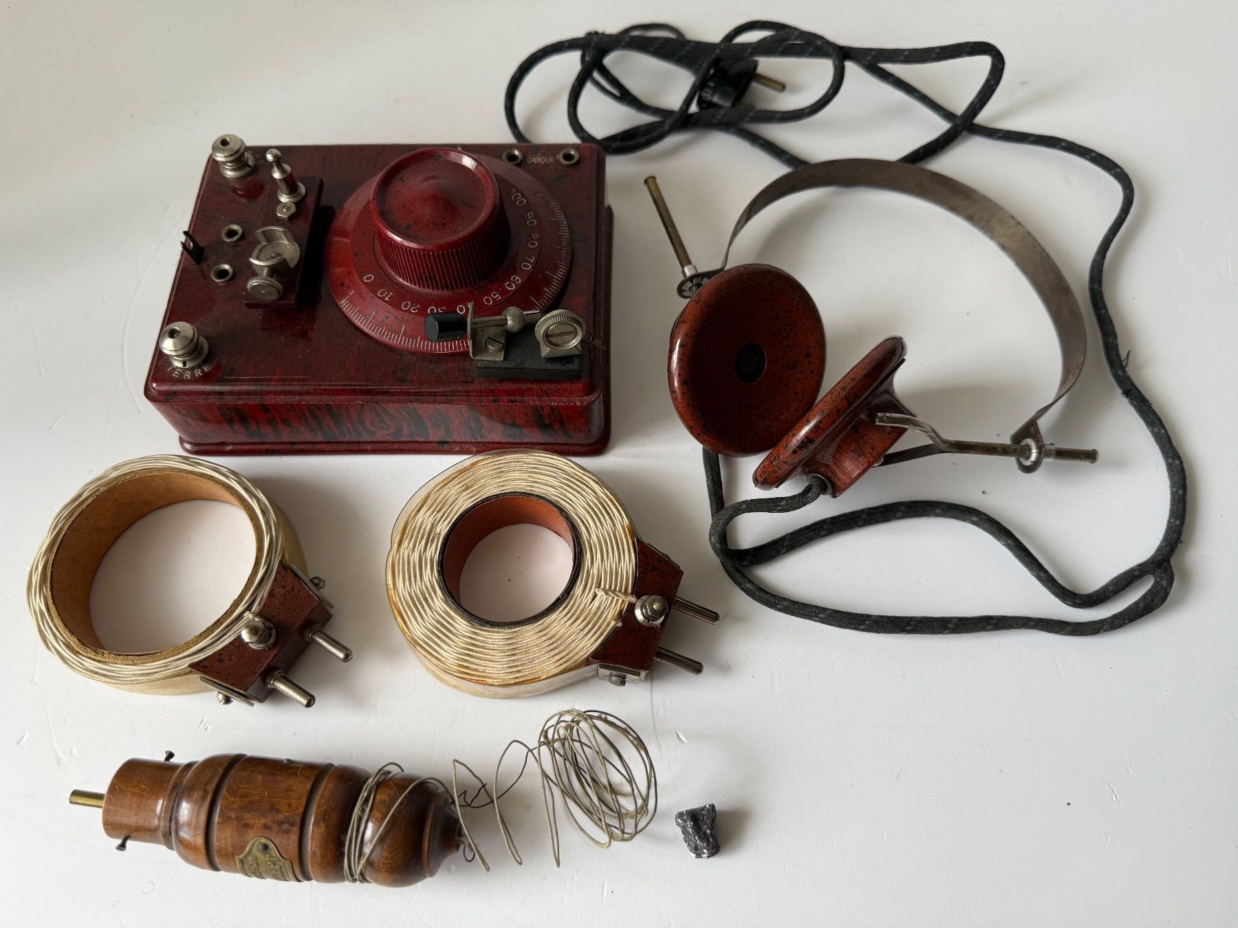 Radios: Antiker Detektorempfänger / Kristallradio – Gebraucht aus Zwingen von moje1 3
