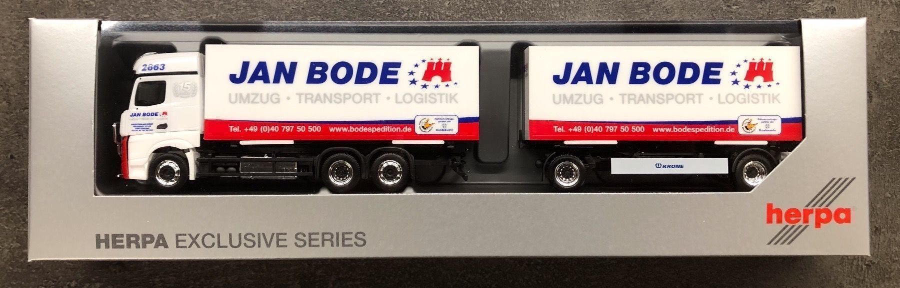 Herpa Modellbausätze & Standmodelle: Herpa 927765 JAN BODE – Neu und originalverpackt aus Sursee von Toni-SpielSursee