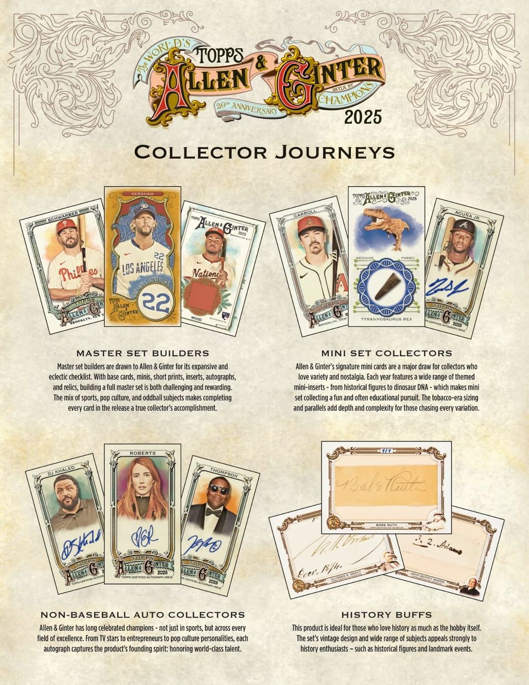 MLB Carte collezionabili: 2025 Topps Allen & Ginter Baseball MLB Blaster Box – Nuovo e nell'imballaggio originale da Magden venduto da CHSportscardsCol. 6