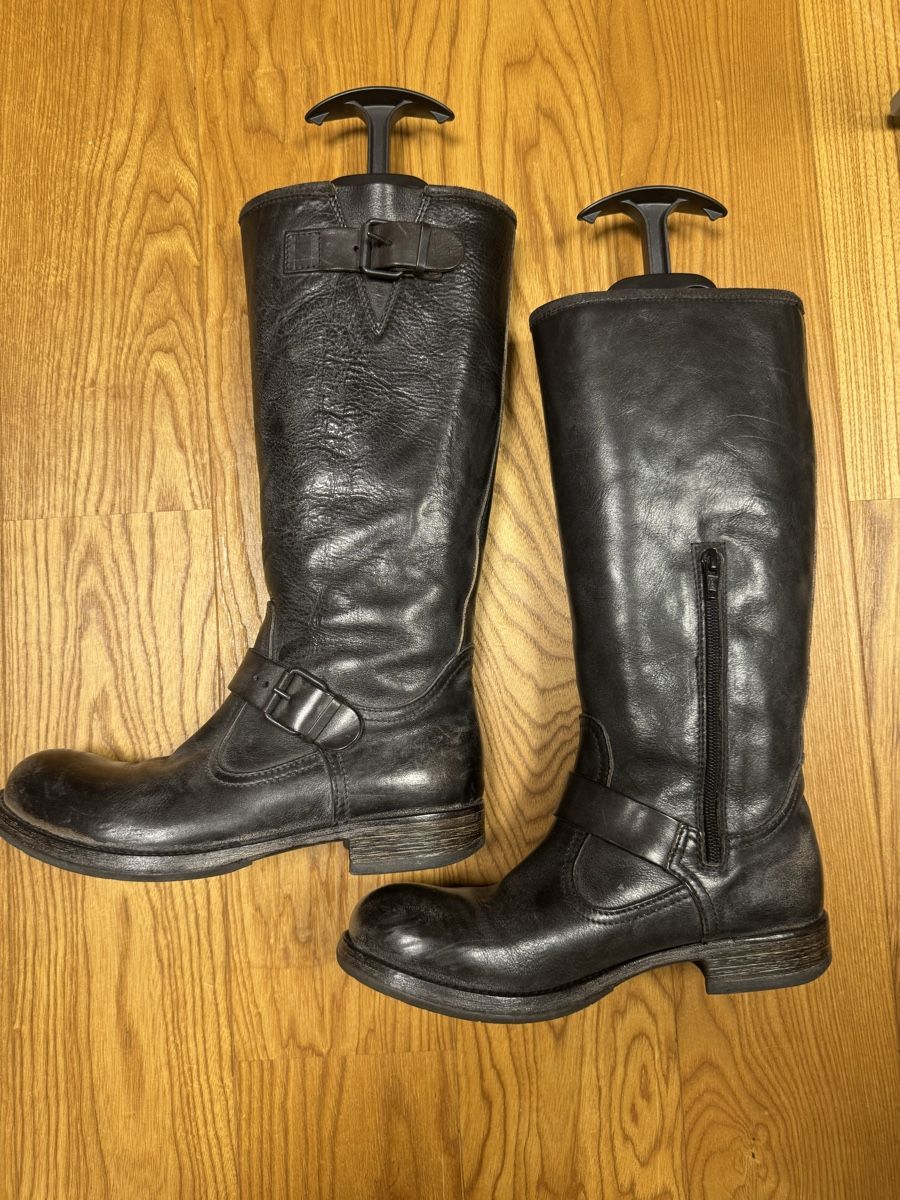 Moma Scarpe da donna: MOMA,  Lederstiefel, Gr. 37.5 – Nuovo (secondo la descrizione) da Haldenstein venduto da nicB74