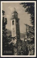 St. Moritz-Dorf, Blick auf den schiefen 