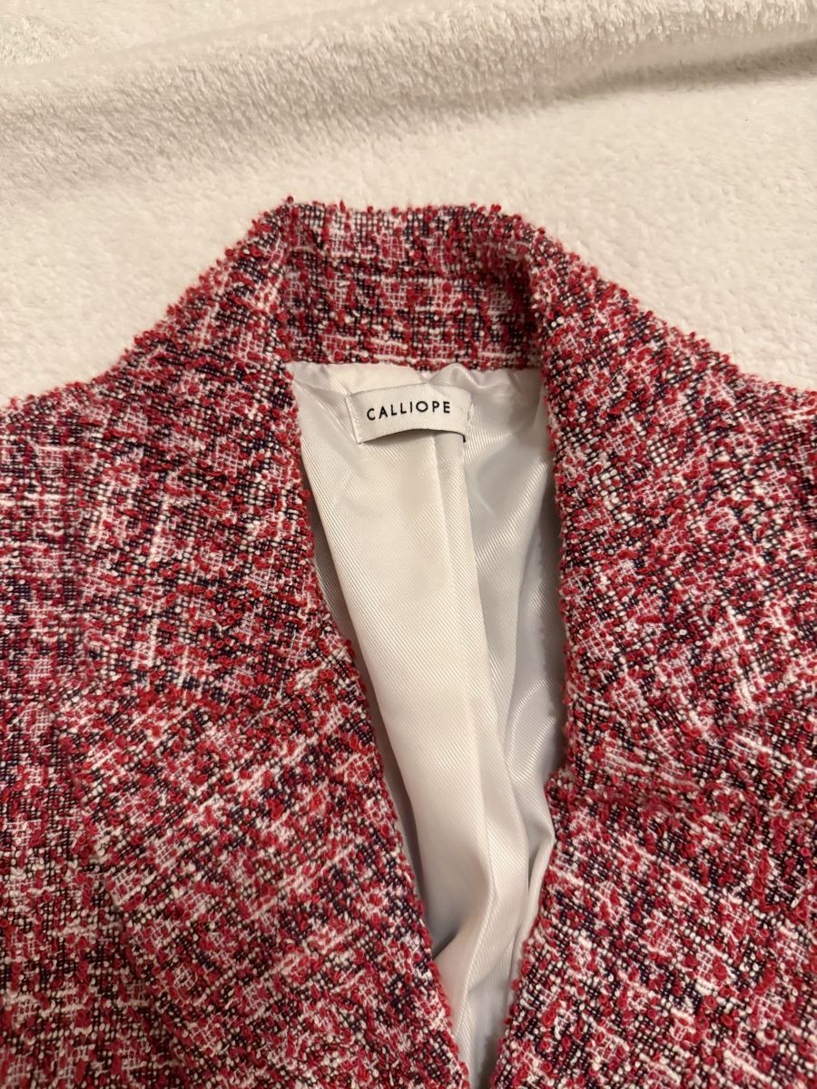 Giacche: Calliope Tweed-Blazer, Rot/Weiss, – Nuovo (secondo la descrizione) da St. Moritz venduto da ari_9fcv 2