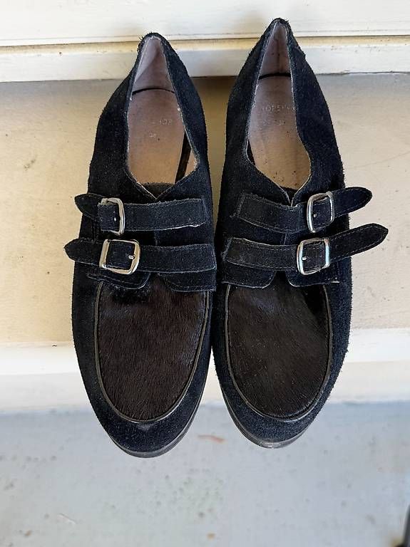 Damenschuhe: Topshop Damen-Schuhe Double Monk Strap Gr. 38 – Gebraucht aus Basel von zukk_